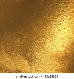Vector golden foil background template for cards, hand drawn backdrop - invitations, posters, banners.