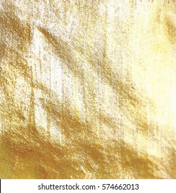 Vector golden foil background template for cards, hand drawn backdrop - invitations, posters, cards.