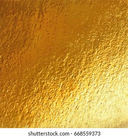 Vector golden foil background template for cards, hand drawn backdrop - invitations, posters, cards.