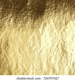 Vector golden foil background template for cards, hand drawn backdrop - invitations, posters, cards.
