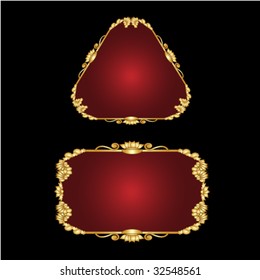 Vector golden frames