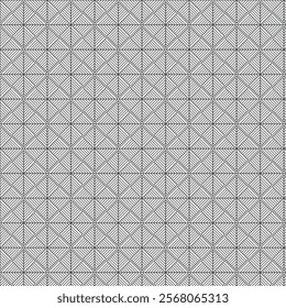 Vector golden geometric texture. Elegant seamless pattern with linear diamonds, rhombuses, thin lines. Abstract white and gold graphic ornament. Art deco