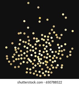 Vector golden glitter background template for cards, backdrops, invitations and posters.