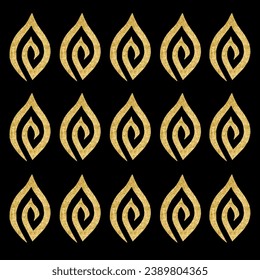 Vector golden leaf design  background 