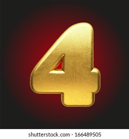 vector golden letter