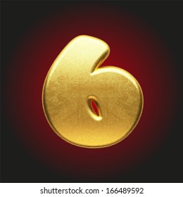 vector golden letter