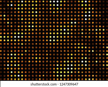 Vector golden luxury glitter effect background. Vector Illustration. Shine disco cover.