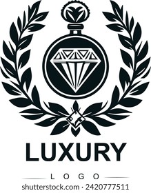Plantilla de logotipo de lujo vector dorado