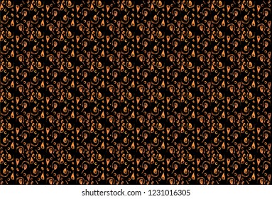 Vector golden ornamental seamless pattern. gold texture with a delicate grid, mosaic. abstract delicate gold jewelry ornaments.  Luxury repeat design for prints, home decor, fabric