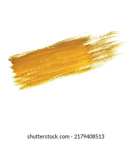 Vector golden paint smear smudge smudge. Abstract gold glitter textured art illustration. Abstract gold glitter textured art illustration.