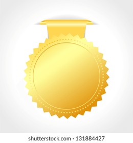 Vector golden seal