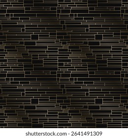 Vector golden seamless ornamental luxury geometric pattern - outline art deco rich design. Repeatable elegant royal background. Symmetry endless print