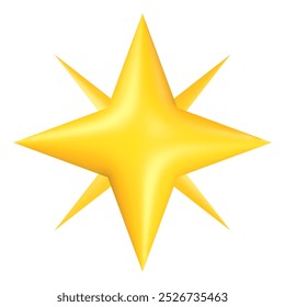 estrelas douradas vetoriais isoladas no branco