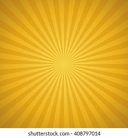 Vector golden sunburst background