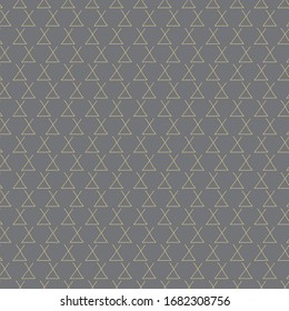 Vector Golden wigwam repeat pattern print