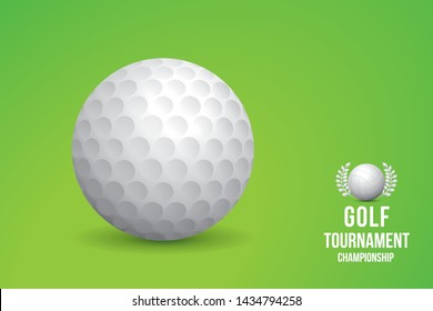 Vector of golf background. Sports concept