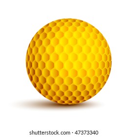 vector golf ball