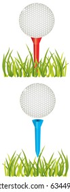 Vector golf ball