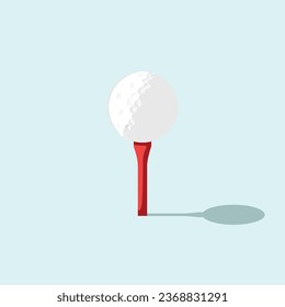 Vector Golf Ball Illustration hand drawn