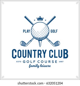 Vector Golf Club Logo.