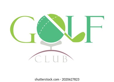 Vector golf club logo design