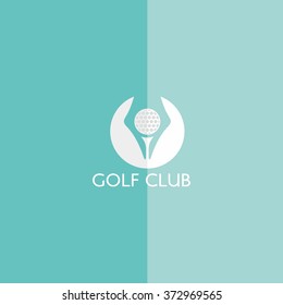 Vector of golf club logo templates. Hipster sport labels with sample text. Elegant vintage icons for organizations and golf clubs. Flat Style Design.