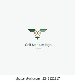 Vector Golf Game logo illustration
