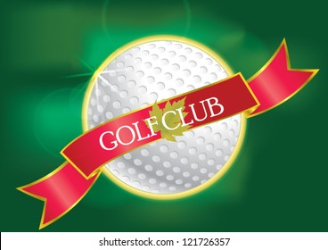 vector golf sport design element