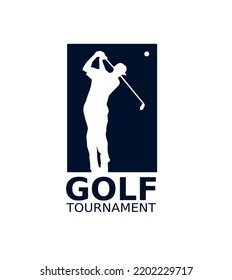 The vector of golf tournament logo