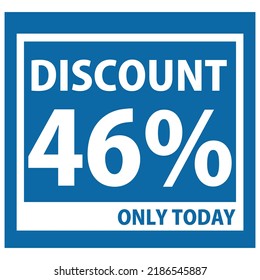promoción de ventas con buen aspecto vectorial en forma de descuento cuadrado con color azul y fuentes atractivas