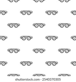 vector googles seamless background design, repeated pattern