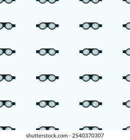 vector googles seamless background design, repeated pattern