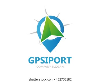 Vector gps logo