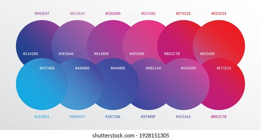 Vector gradation background red purple blue