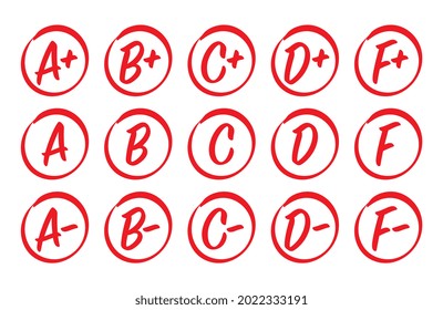 Vector Grade Marks or Test Scores