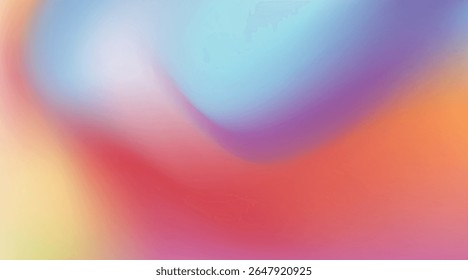 vector gradient abstract background colorful purple, pink, yellow, blue and green color