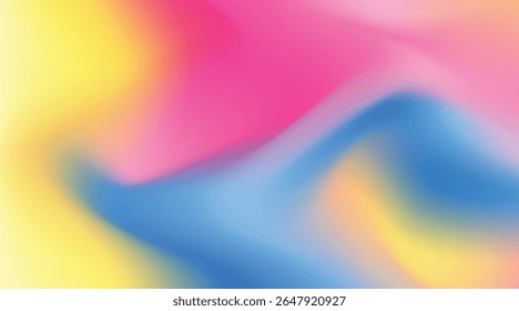 vector gradient abstract background colorful purple, pink, yellow, blue and green color