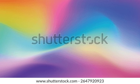 vector gradient abstract background colorful purple, pink, yellow, blue and green color