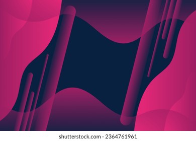 Vector gradient abstract background, with lines and circles.