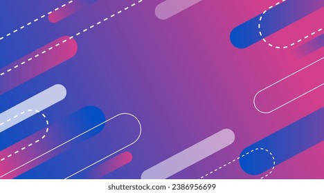 Vector Gradient Abstract Geometric Background Shapes Composition