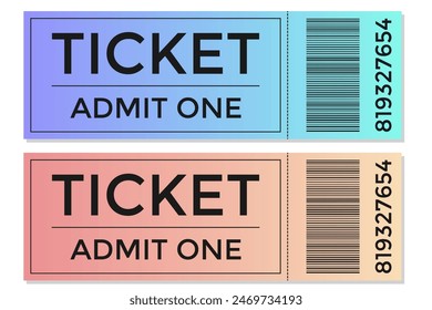 Vector gradient admit one tickets