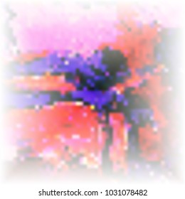 Vector gradient background. Abstract concept for mobile screen app or web. Multicolored blurred wallpaper. Art illustration for template, Cover, brochure, business infographic and social media.
