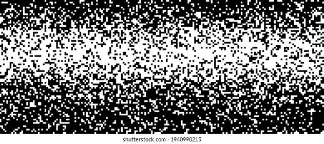 Vector gradient background. Falling pixels. Abstract mosaic.