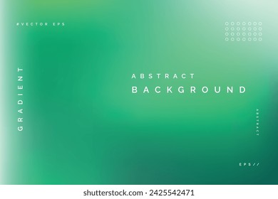 Vector Gradient Background in Green Tones