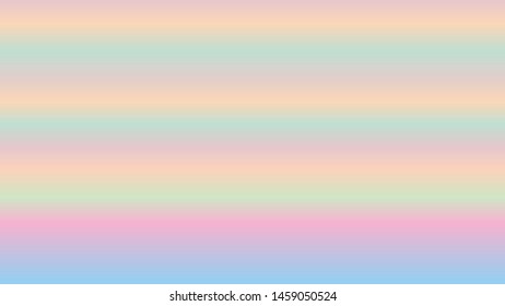 Vector gradient background with horizontal lines. Colorful lines