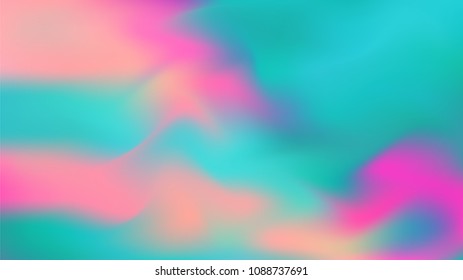 Vector Gradient Background. Smooth Color Digital Texture for Application Design. Multicolored blurred wallpaper. Art Illustration for Template, Cover, Brochure, Business Infographic and Social Media.