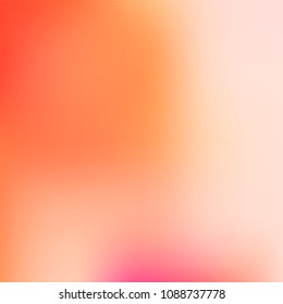Vector Gradient Background. Smooth Color Digital Texture for Application Design. Multicolored blurred wallpaper. Art Illustration for Template, Cover, Brochure, Business Infographic and Social Media.