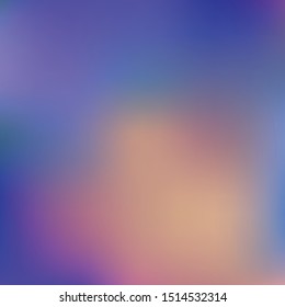 Vector Gradient Background. Smooth Color Digital Texture for Application Design. Multicolored blurred wallpaper. Art Illustration for Template, Cover, Brochure, Business Infographic and Social Media.