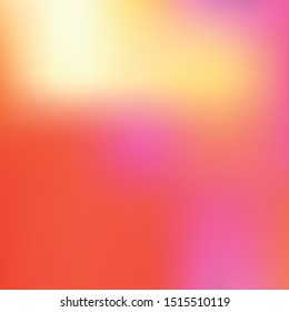 Vector Gradient Background. Smooth Color Digital Texture for Application Design. Multicolored blurred wallpaper. Art Illustration for Template, Cover, Brochure, Business Infographic and Social Media.