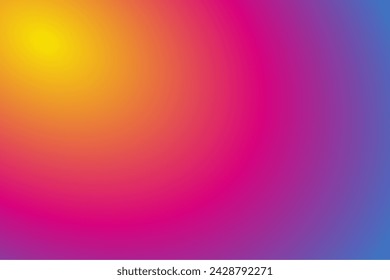 Fondo del degradado del vector, Fondo de degradado colorido, diseño para el sitio web, banner, papel tapiz, folleto, fondo de degradado amarillo y azul rosa